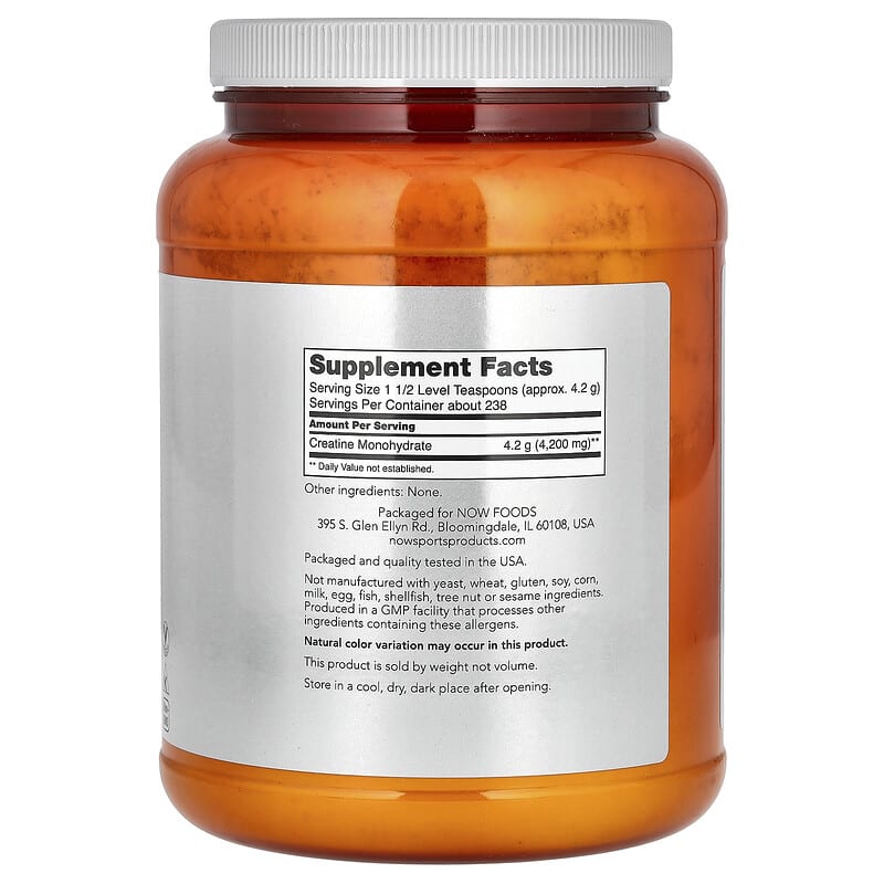 Now Creatine Monohydrate Pwd 2.2lb