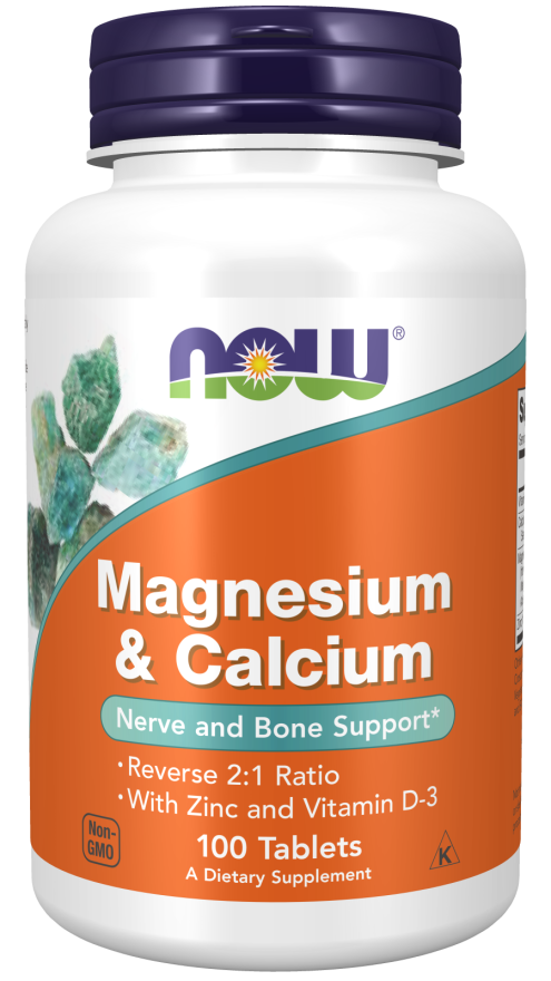 Now Magnesium Calcium +D 100tb-[HealthWay]