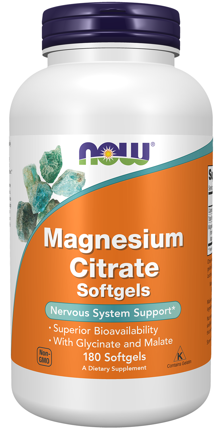 Now Magnesium Citrate 180sg