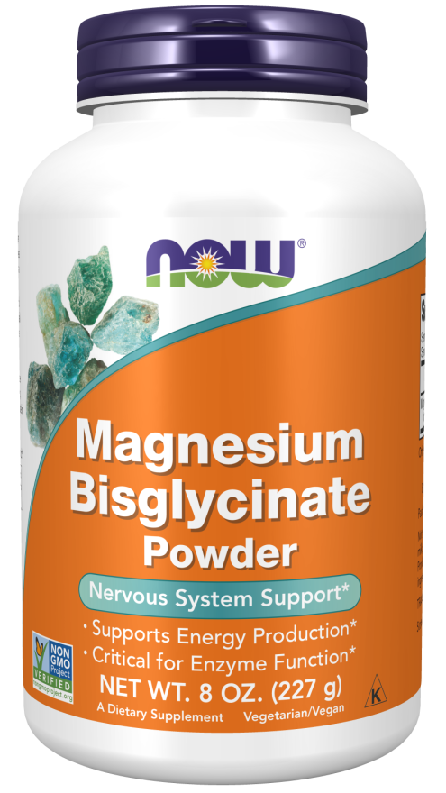 Now Magnesium Bisglycinate Powder 8oz-[HealthWay]