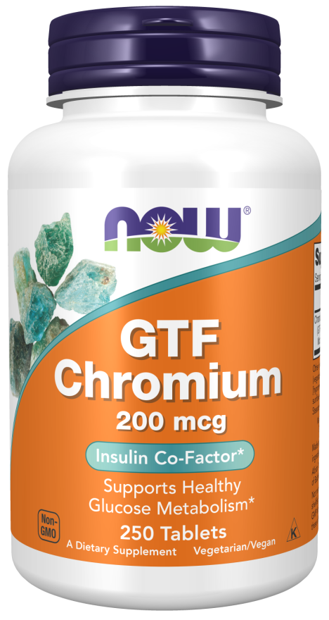 Now GTF Chromium 200mcg 250t-[HealthWay]