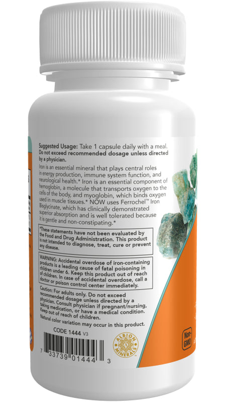 Now Iron 36mg 90vc-[HealthWay]