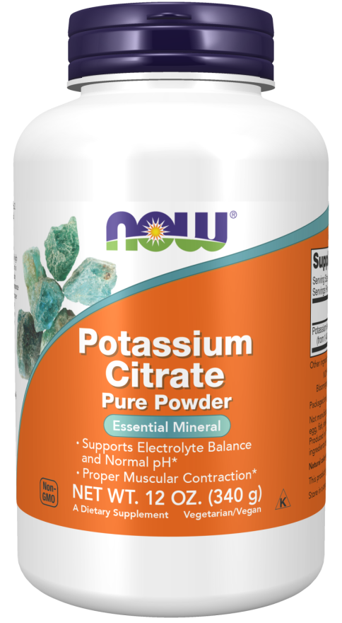 Now Potassium Citrate Pwdr 12z