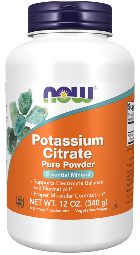 Now Potassium Citrate Pwdr 12z-[HealthWay]