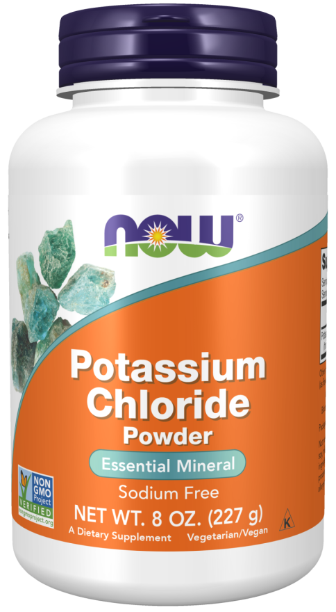 Now Potassium Chloride Powder 8oz-[HealthWay]