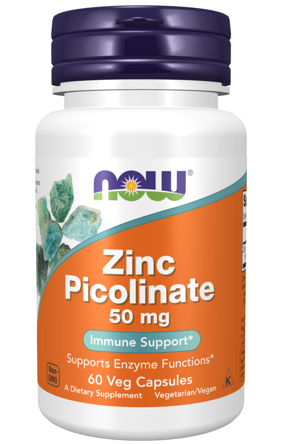 Now Zinc Picolinate 50mg 120cp-[HealthWay]