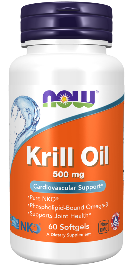 Now Krill Oil 500mg 60sg-[HealthWay]