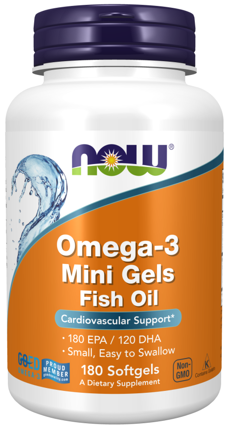 Now Omega-3 MiniGels 500mg 180sg-[HealthWay]