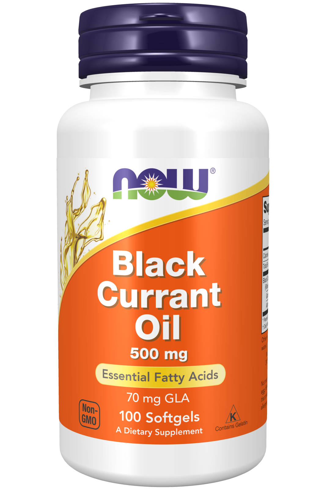 Now Black Currant Oil 500mg 100sg
