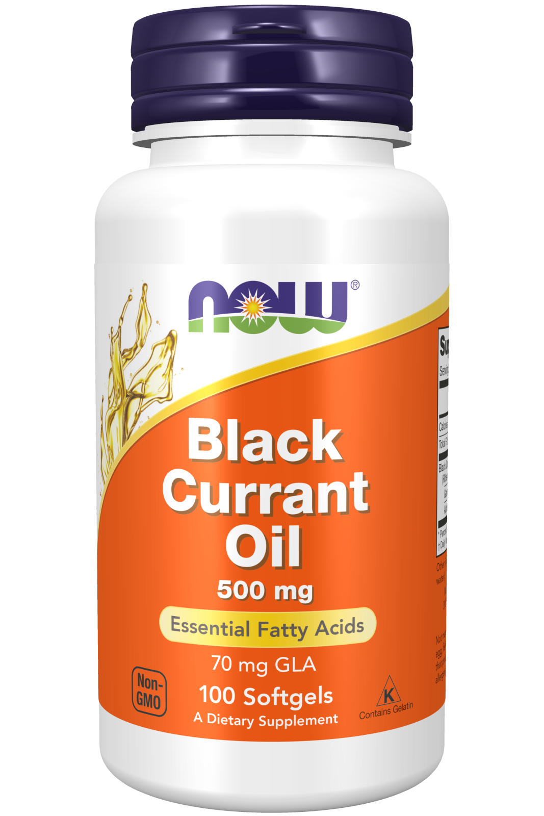 Now Black Currant Oil 500mg 100sg-[HealthWay]