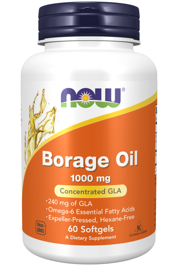 Now Borage Oil 1000mg 60sg