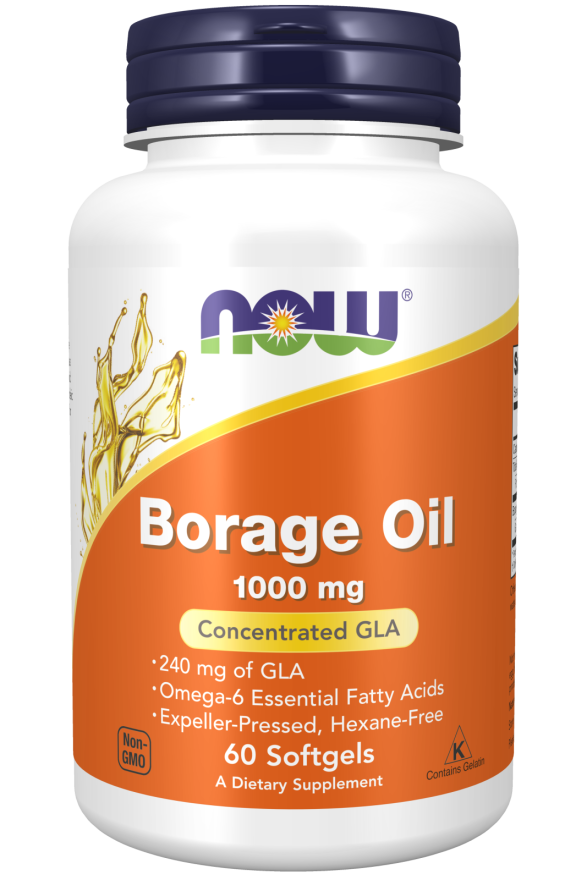 Now Borage Oil 1000mg 60sg-[HealthWay]