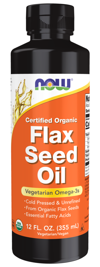 Now Flax Oil  12oz-[HealthWay]