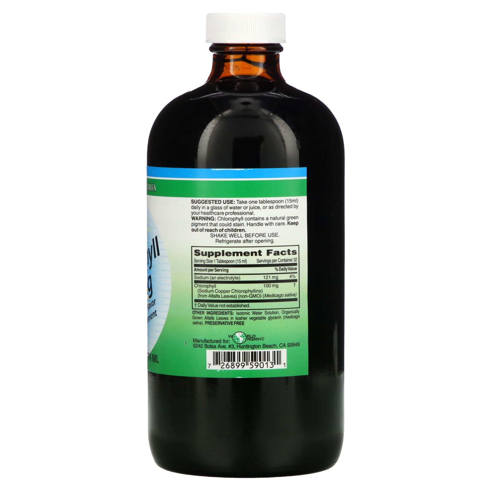 World Org Liq Chlor 16oz-[HealthWay]