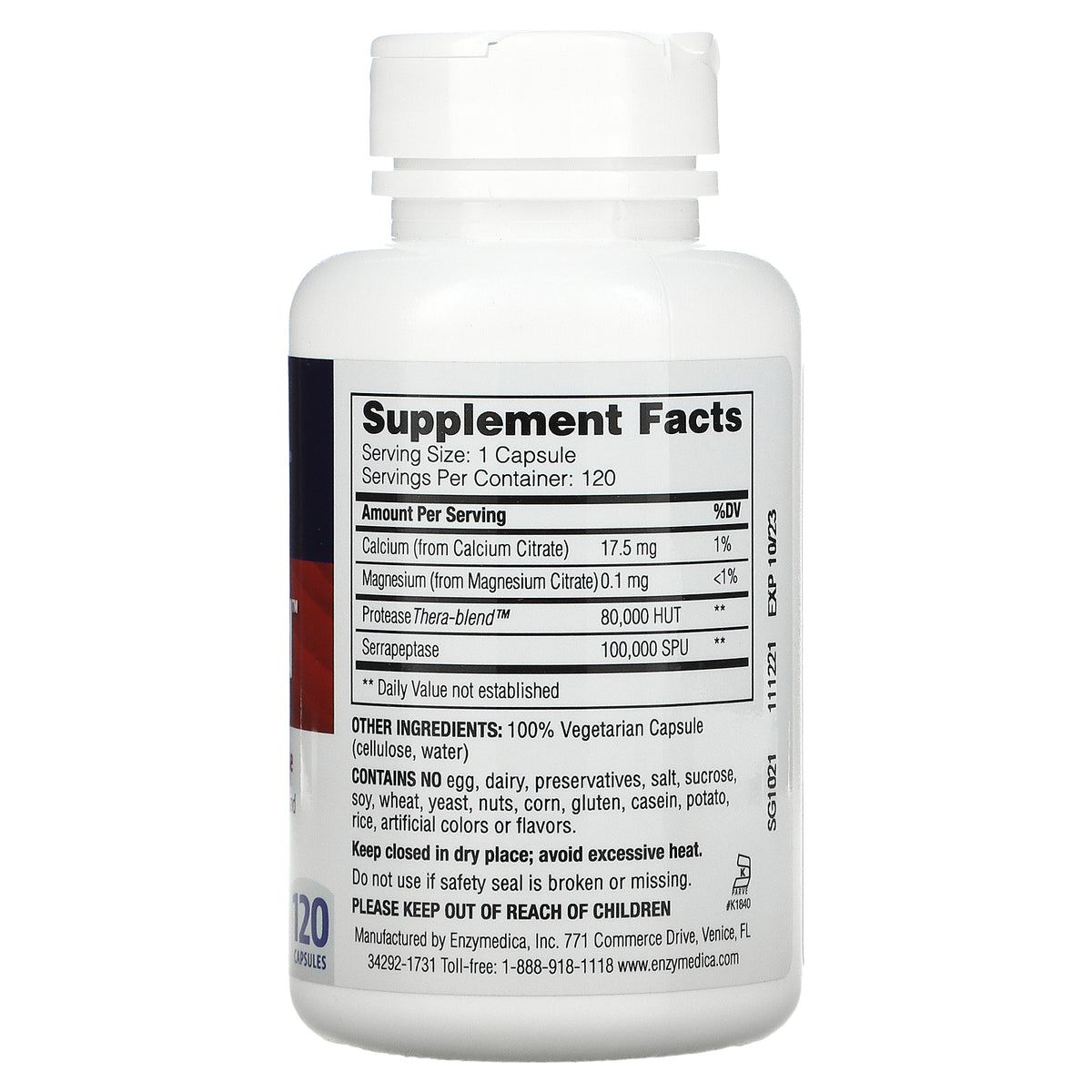Enzymedica SerraGold 120c-[HealthWay]