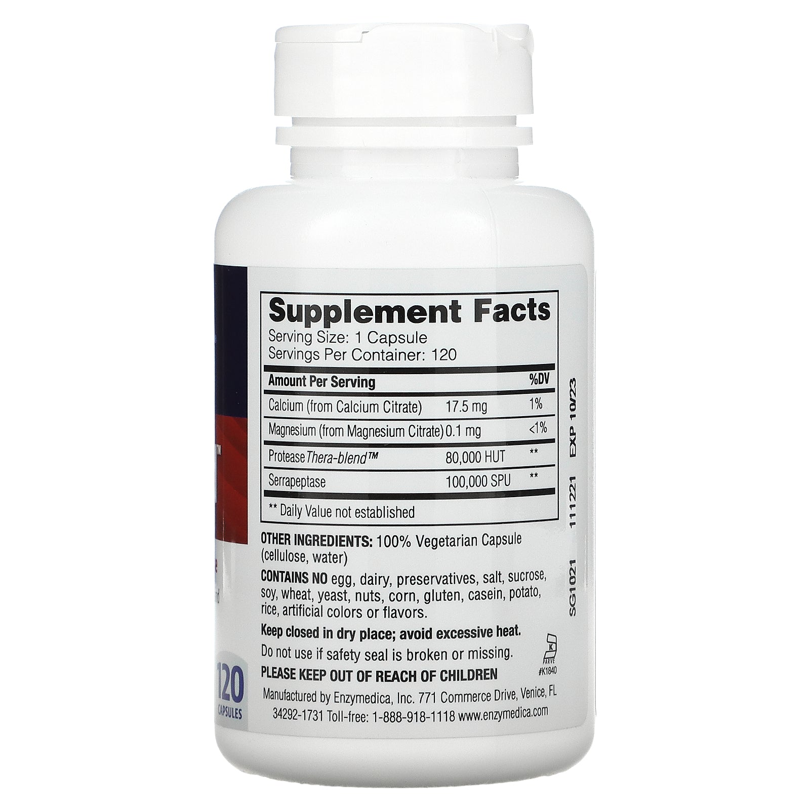 Enzymedica SerraGold 120c-[HealthWay]