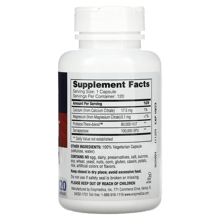 Enzymedica SerraGold 120c-[HealthWay]