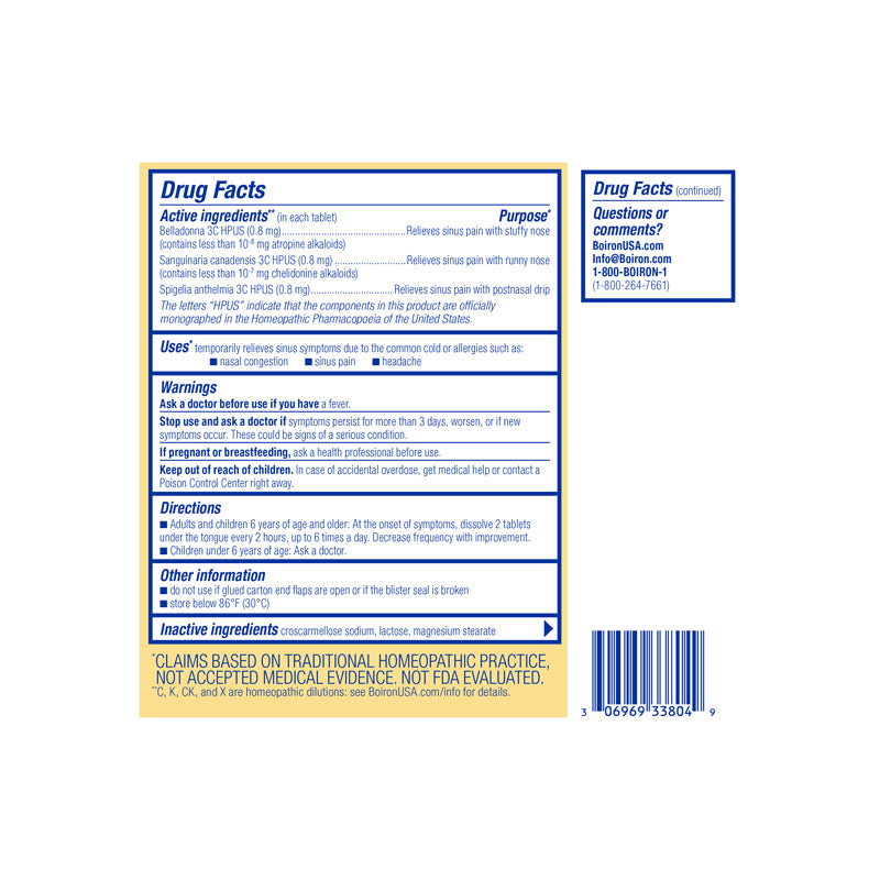 Boiron SinusCalm 60tb-[HealthWay]