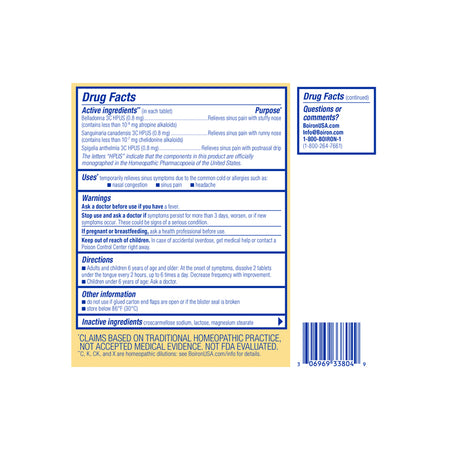 Boiron SinusCalm 60tb-[HealthWay]