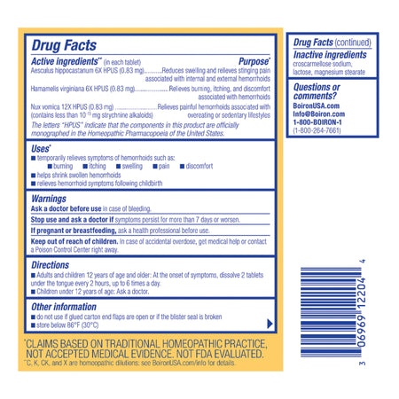 Boiron HemCalm 60tb-[HealthWay]