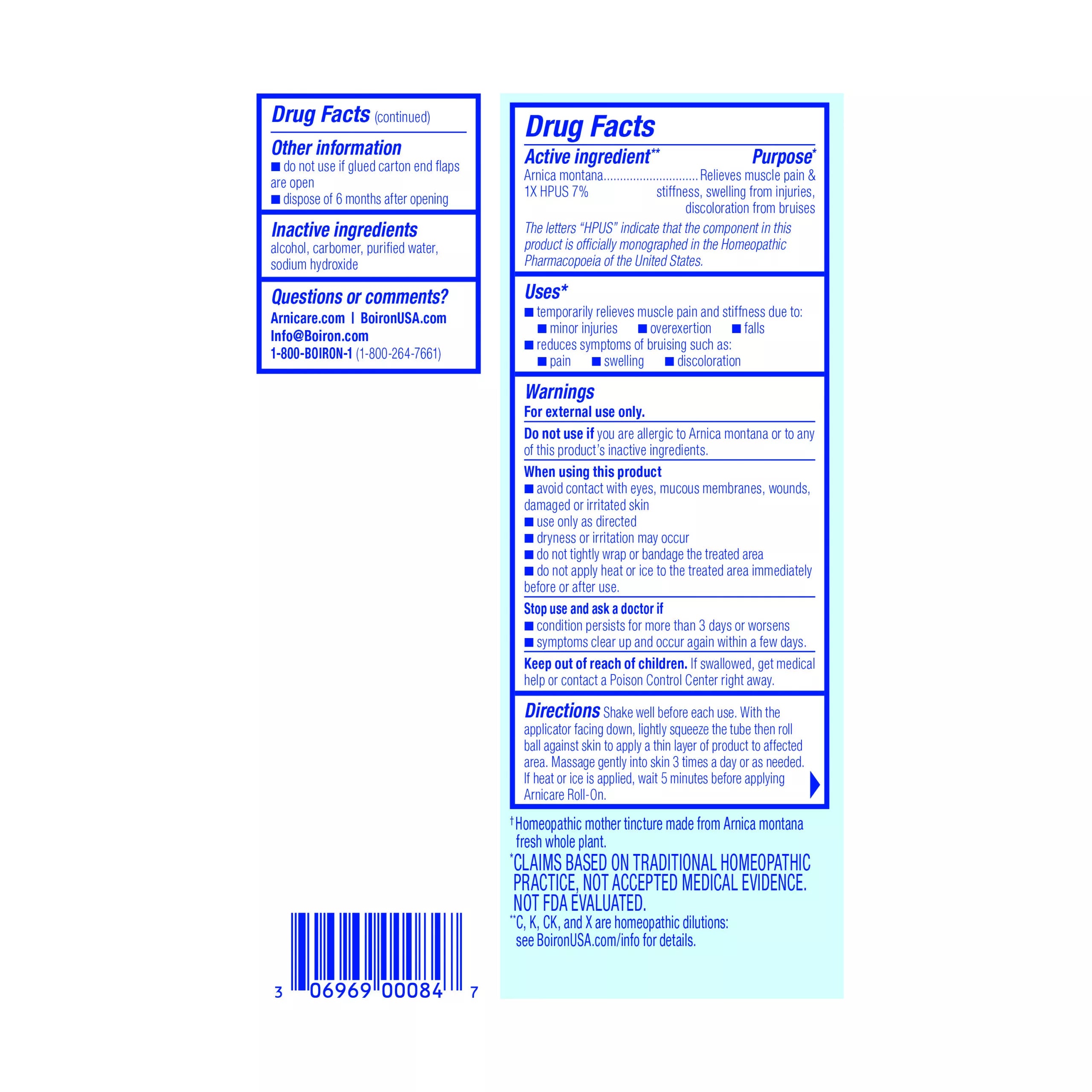 Boiron Arnicare Roll On 1.5oz-[HealthWay]