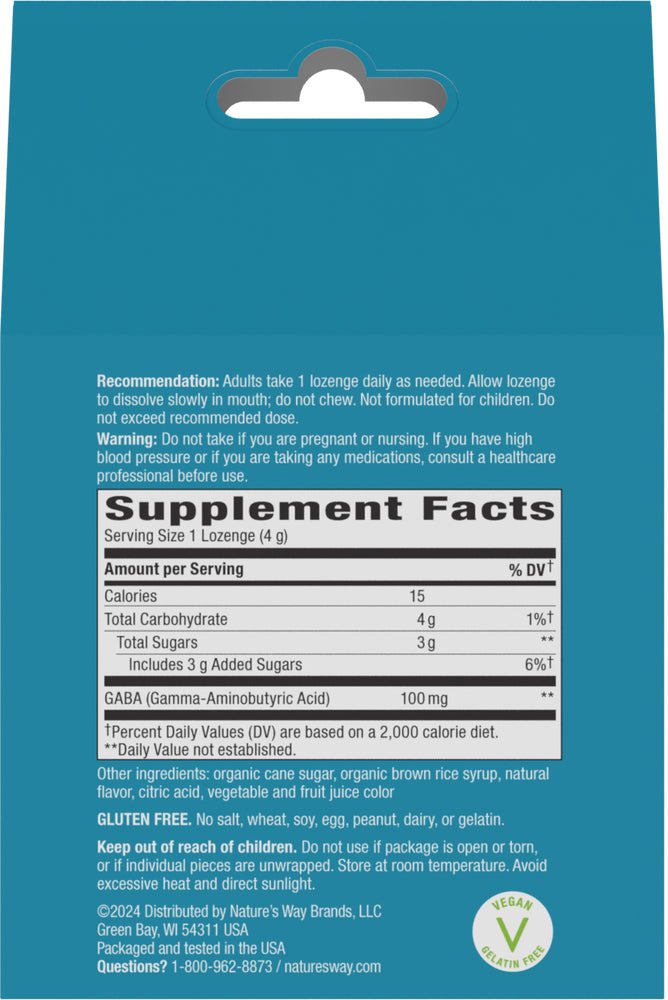 Supplements - Natures Way Calm Drops Raspberry 24lz