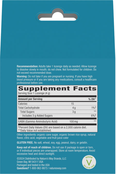 Supplements - Natures Way Calm Drops Raspberry 24lz