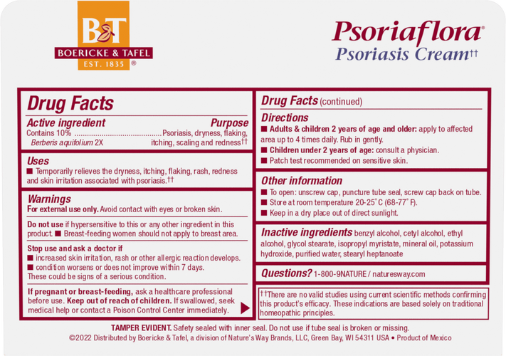 Natures Way B&T Psoriaflora Psoriasis Cream 1oz