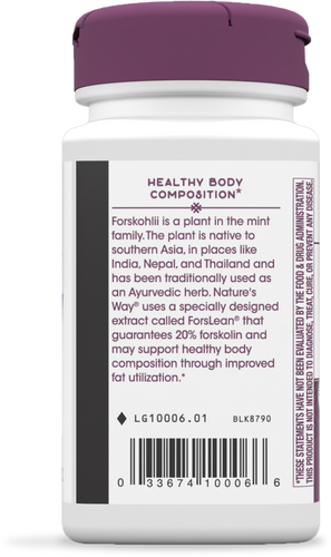 Natures Way Forskohlii Premium Blend 60cp