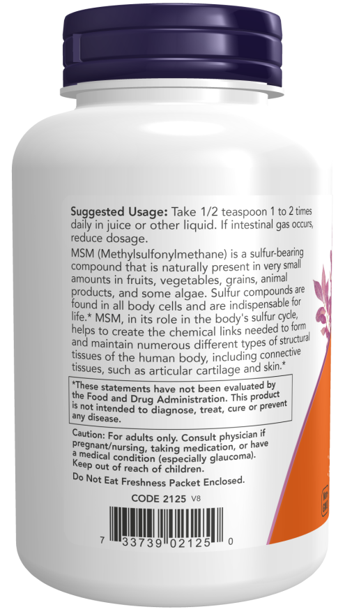 Now MSM Powder 8oz-[HealthWay]