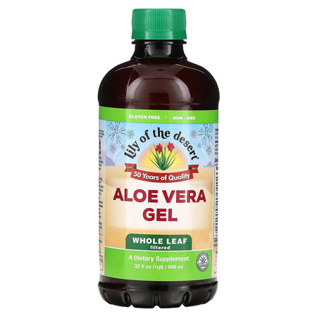Lily Aloe Vera Gel Whole Leaf 32oz-[HealthWay]