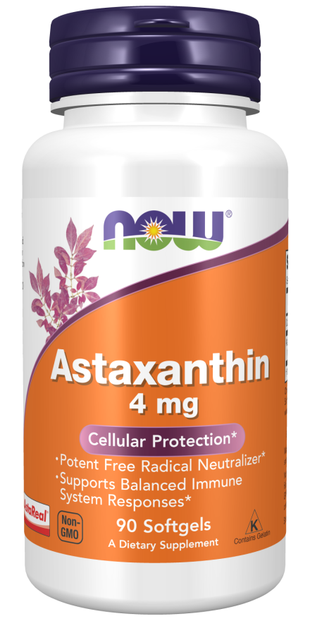 Now Astaxanthin 4mg 90sg-[HealthWay]