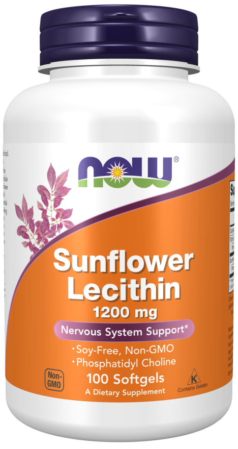Now Lecithin Sunflower 100sg-[HealthWay]