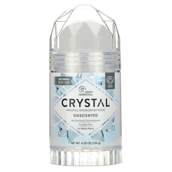 Crystal Deo Stick Unscented 4.25oz-[HealthWay]