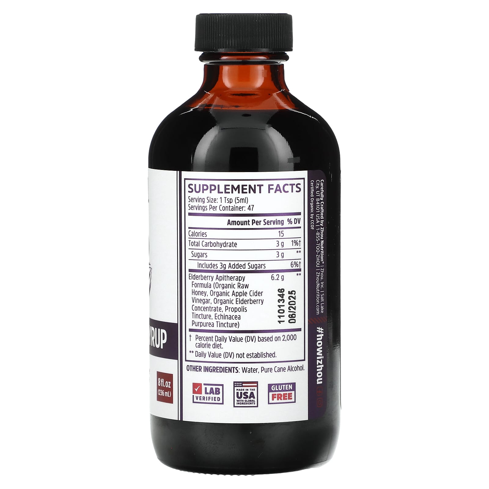 Zhou Elderberry Syrup 8oz