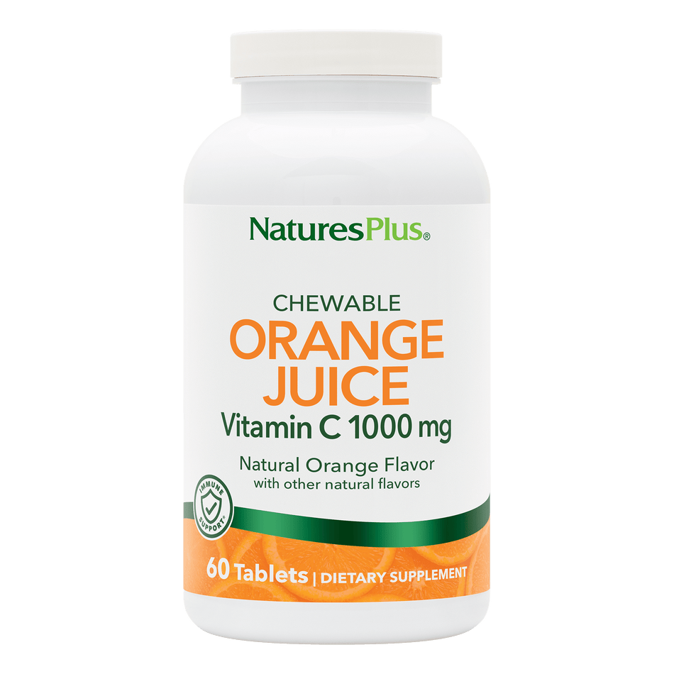 Natures Plus Orange Juice Vitamin C 1000mg 60ch