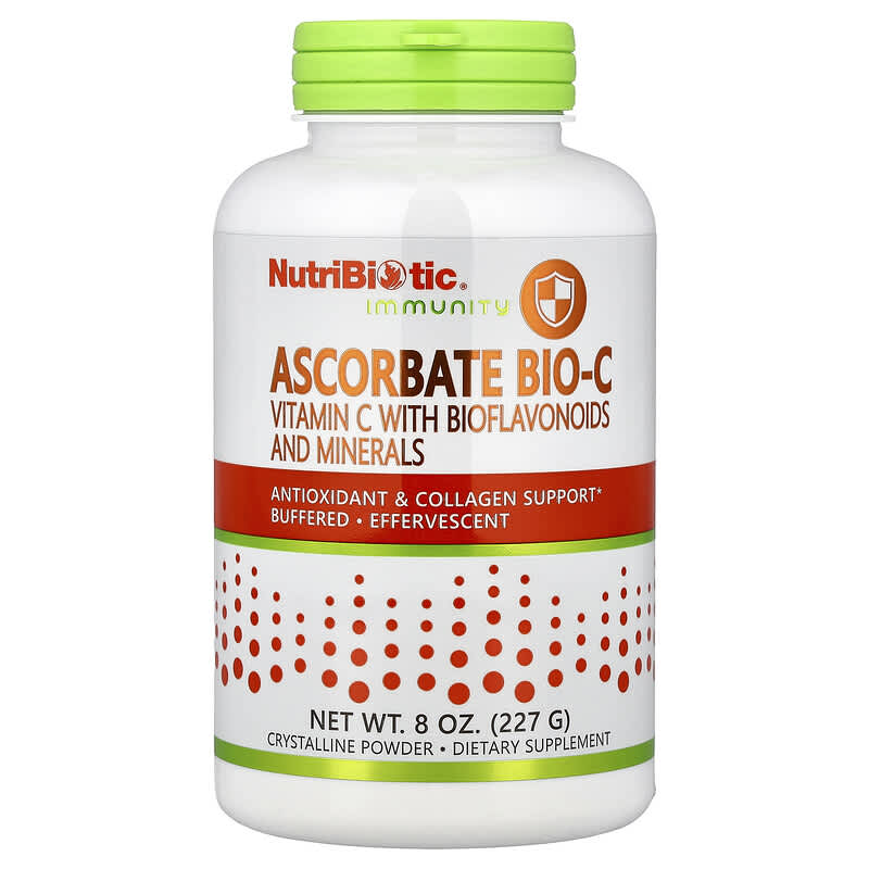 NutriBiotic Ascorbate Bio C w/Bioflavonoids 8oz