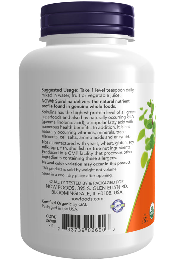 Now Spirulina Powder 4oz-[HealthWay]