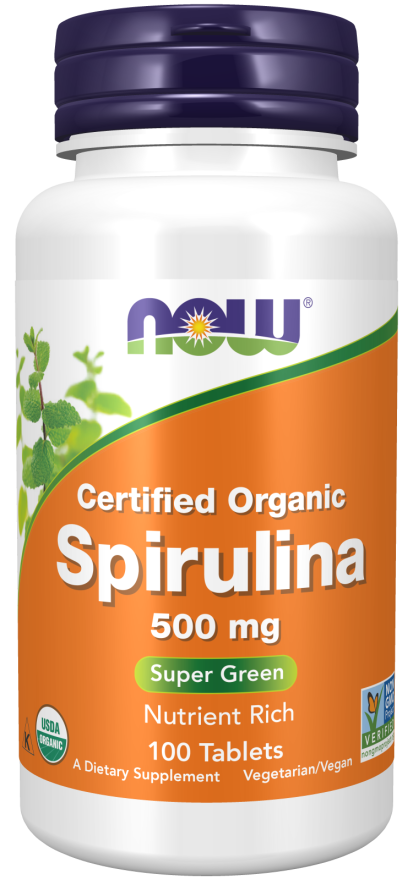 Now Spirulina 500mg 100t