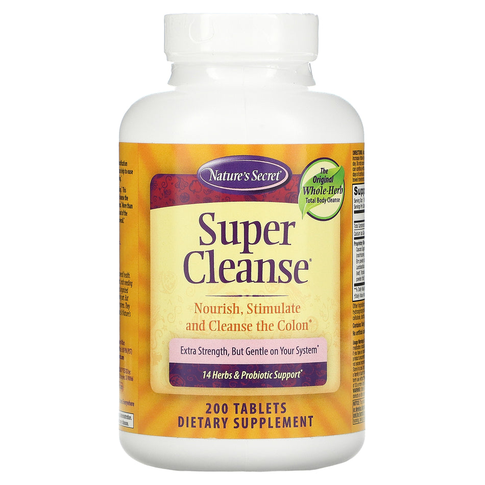 Natures Secret Super Cleanse 200tb-[HealthWay]