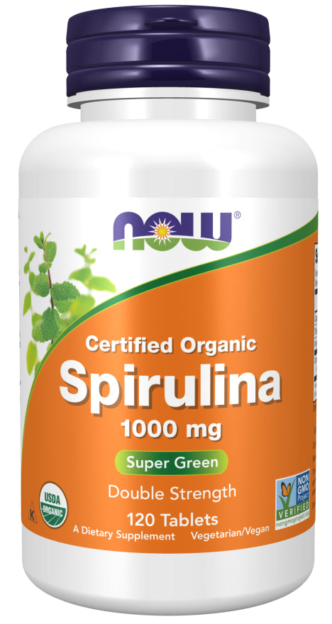 Now Spirulina 1000mg 120 Tb-[HealthWay]