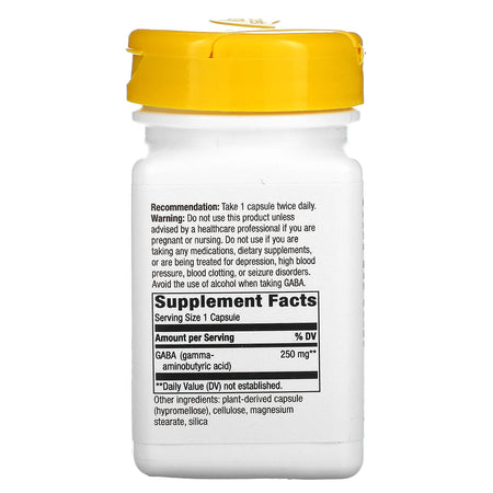 Natures Way GABA 250mg 60vcp-[HealthWay]