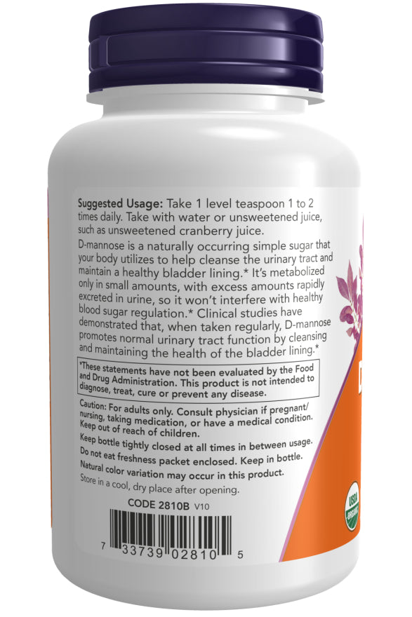 Supplements - Now D-Mannose Pwd 3oz