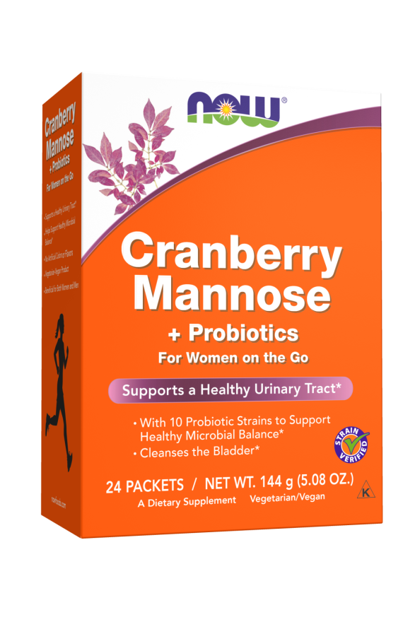 Now Cran Mannose Probio 24Pkt-[HealthWay]