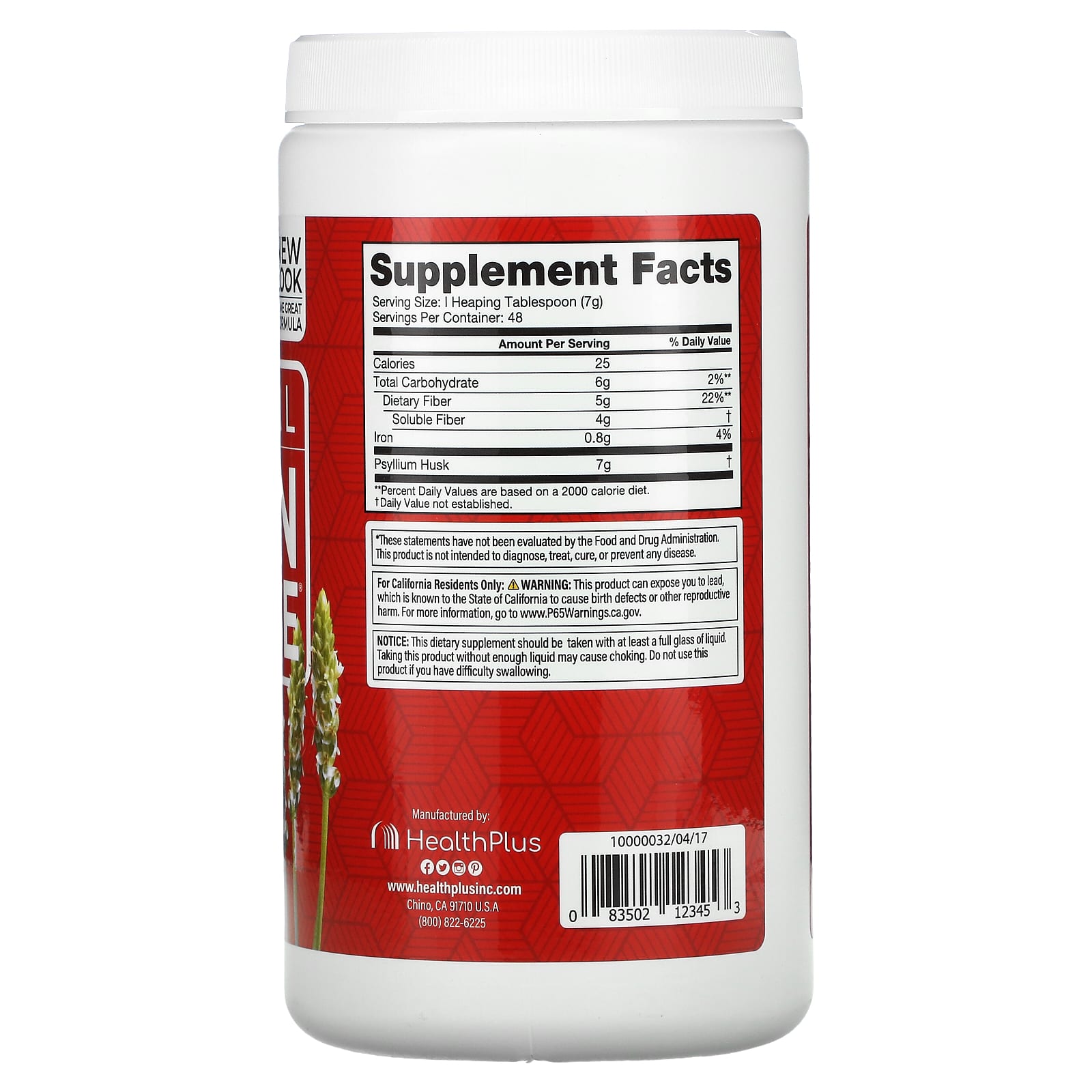 Health Plus Colon Cleanse 12oz-[HealthWay]