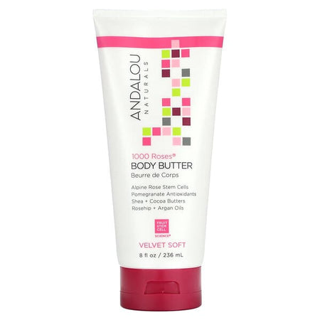 Front Label Andalou 1000 Roses Body Butter 8oz | Healthway