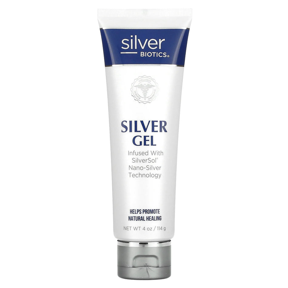 Front Label ABLabs Silverbiotics Gel 4oz | Healthway