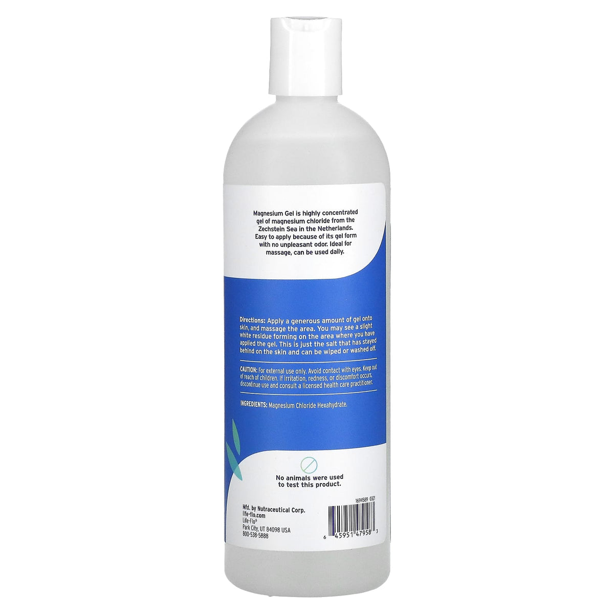 Life-Flo Magnesium Gel 16oz-[HealthWay]