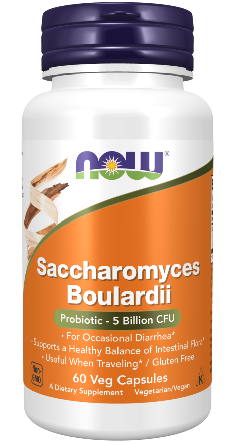 Now Saccharomyces Boulardii 60vc