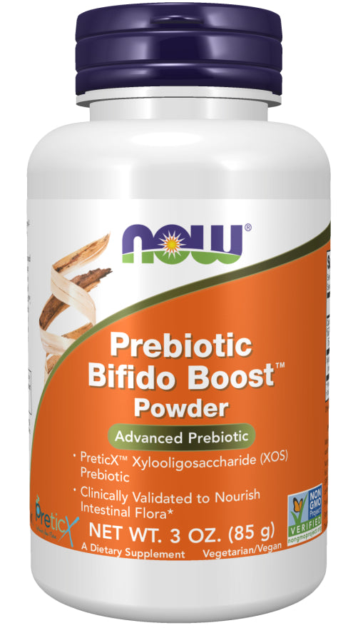 Now Prebiotic Bifido Boost Powder 3oz-[HealthWay]